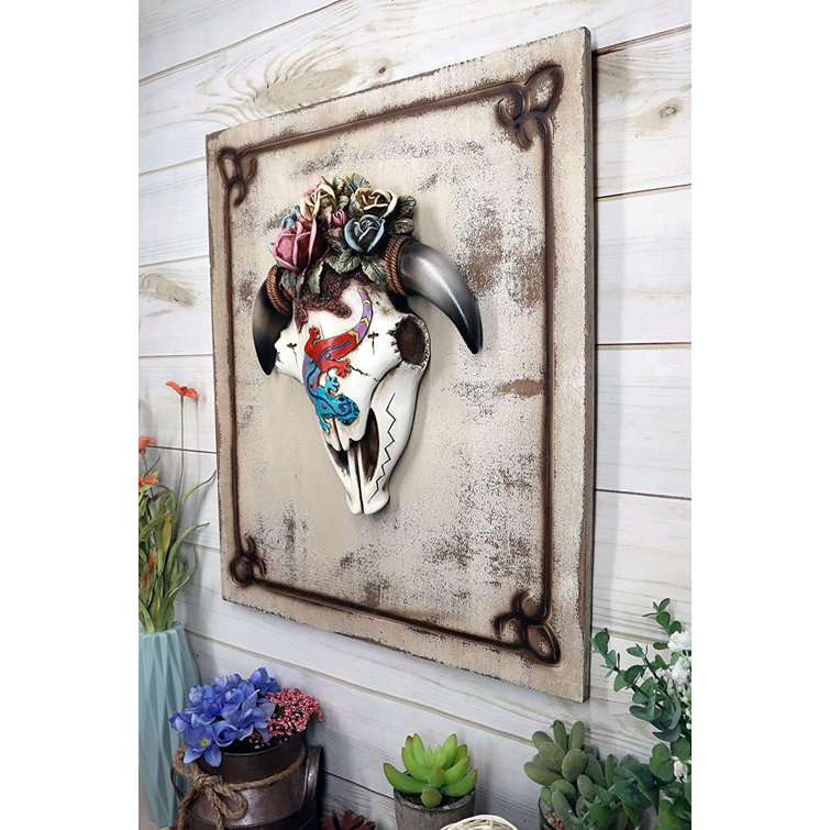 Foundry Select Rustic Animals Wall Decor on Wood Wayfair